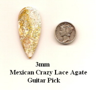Crazy Lace Agate Guitar Pick GP1738