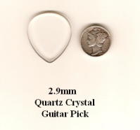 Guitar Pick GP2783 Quartz Crystal