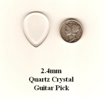 Quartz Crystal Teardrop Guitar Picks