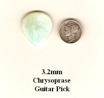 Chrysoprase Guitar Pick GP3729