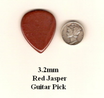Red Jasper Standard Guitar Picks