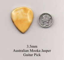 Australian Mooka Jasper Standard Guitar Picks