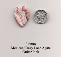Crazy Lace Agate Guitar Pick GP4352