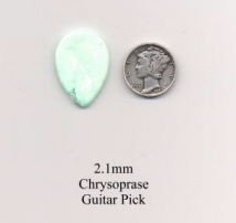 Chrysoprase Guitar Pick GP4363