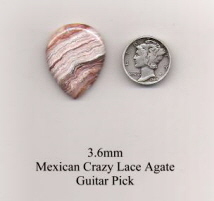 Crazy Lace Agate Guitar Pick GP4374