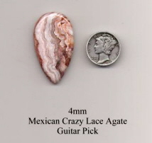 Crazy Lace Agate Guitar Pick GP4376