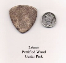Petrified Wood Bass Guitar Picks