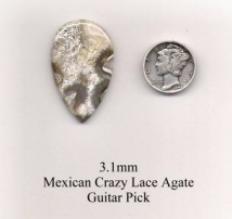 Crazy Lace Agate Guitar Pick GP4517