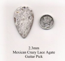 Crazy Lace Agate Guitar Pick GP4519