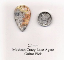 Crazy Lace Agate Guitar Pick GP4520