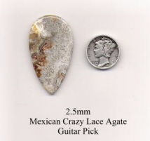 Crazy Lace Agate Guitar Pick GP4615