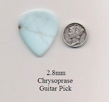 Chrysoprase Guitar Pick GP4708