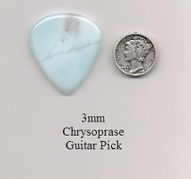 Chrysoprase Guitar Pick GP4710